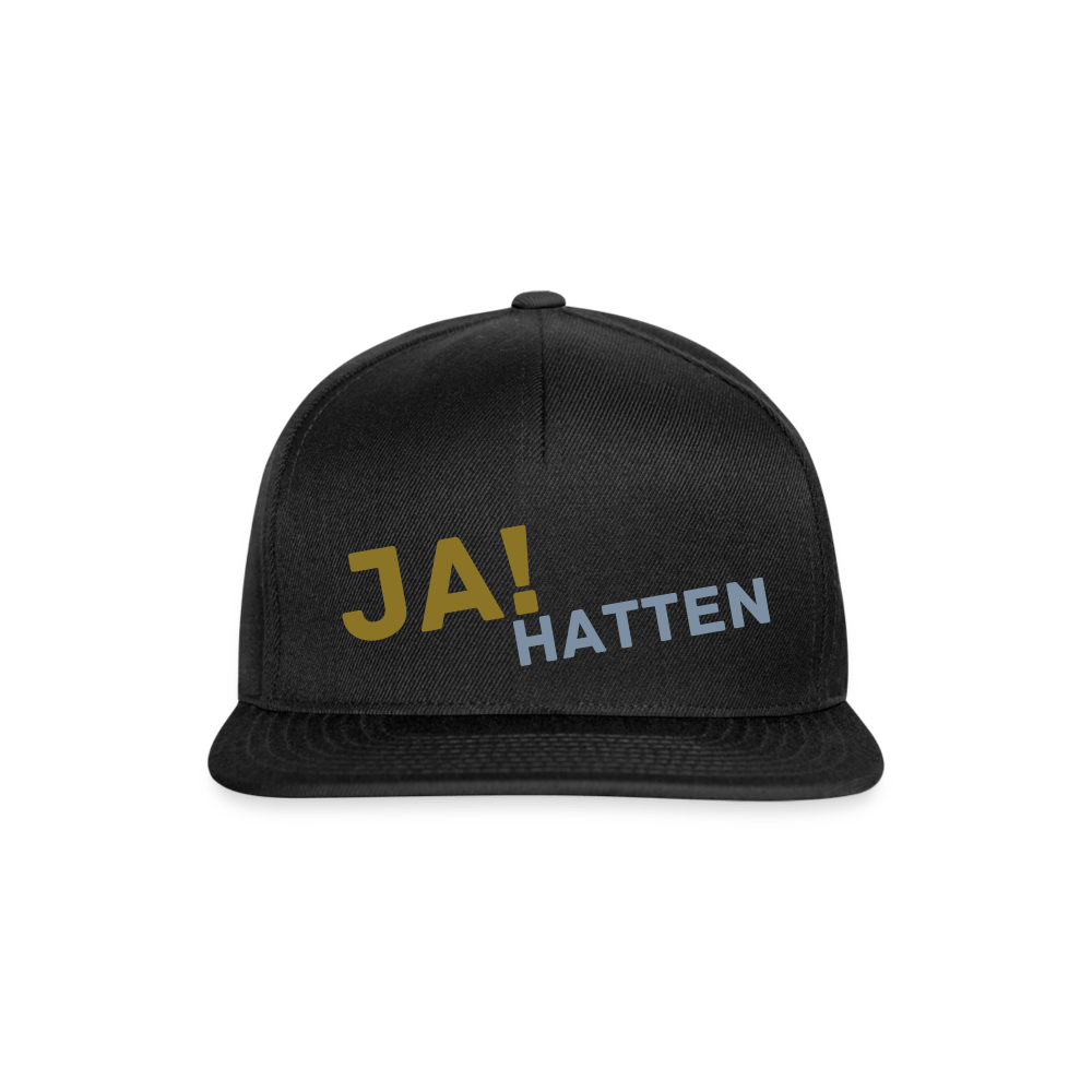 SPOD Snapback Cap | Bleechfield black/black Ja Hatten!