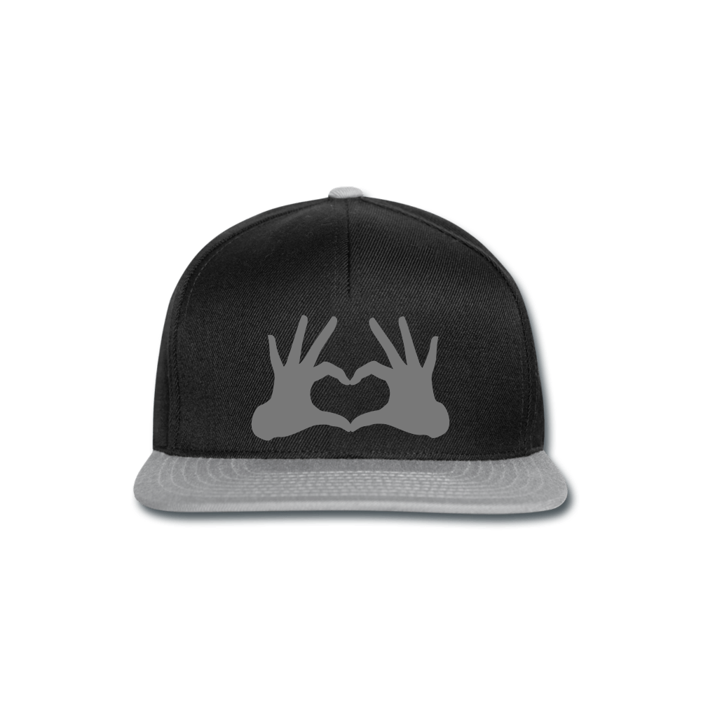 SPOD Snapback Cap | Bleechfield black/grey Love - Snapback Cap