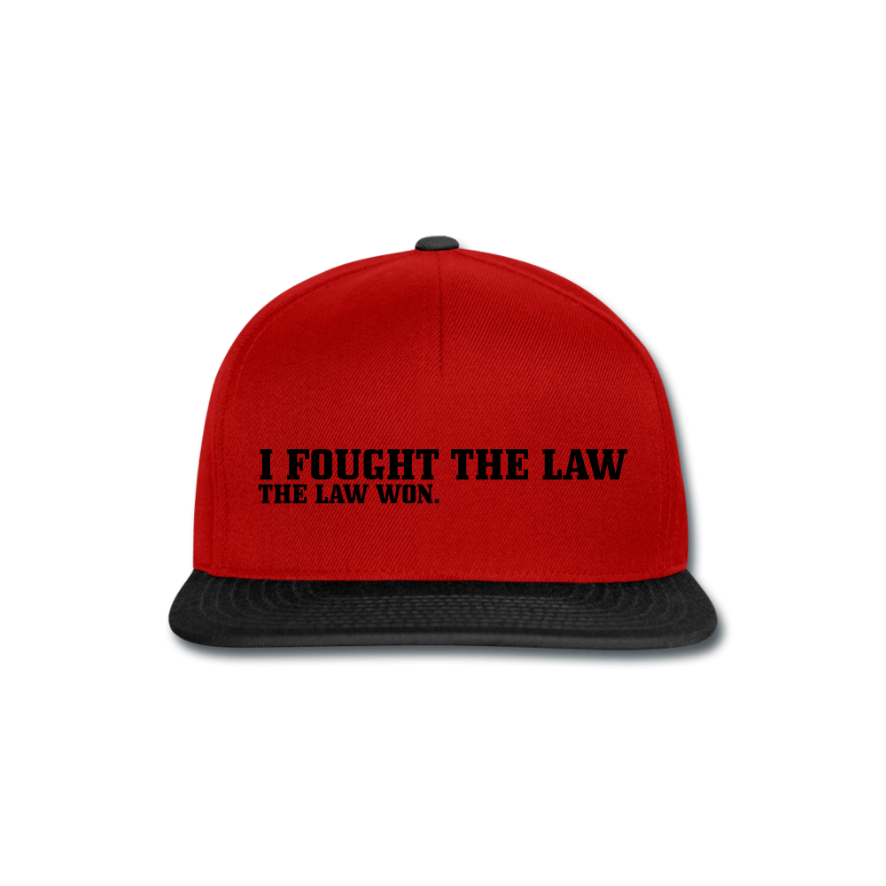 SPOD Snapback Cap | Bleechfield red/black The Law - Snapback Cap