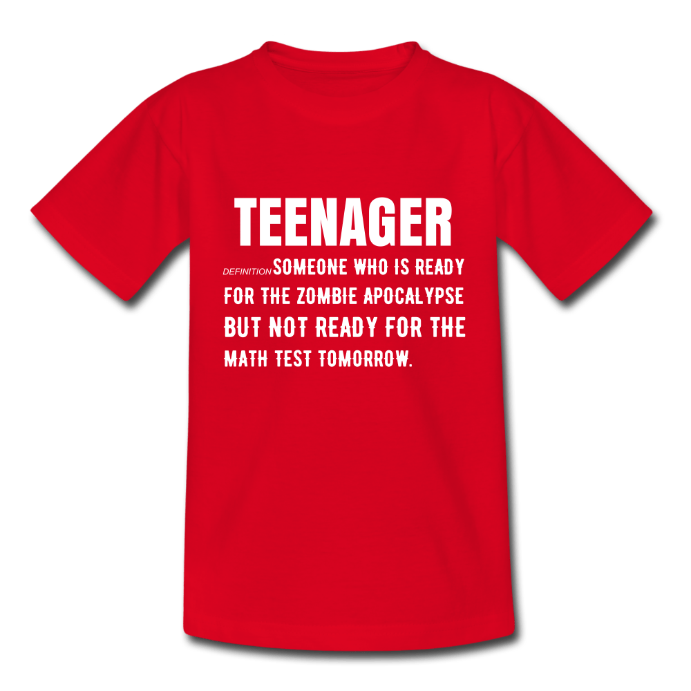 SPOD Teenage T-Shirt | B&C red / 134/146 (9-11 Years) Teenager-T-shirt