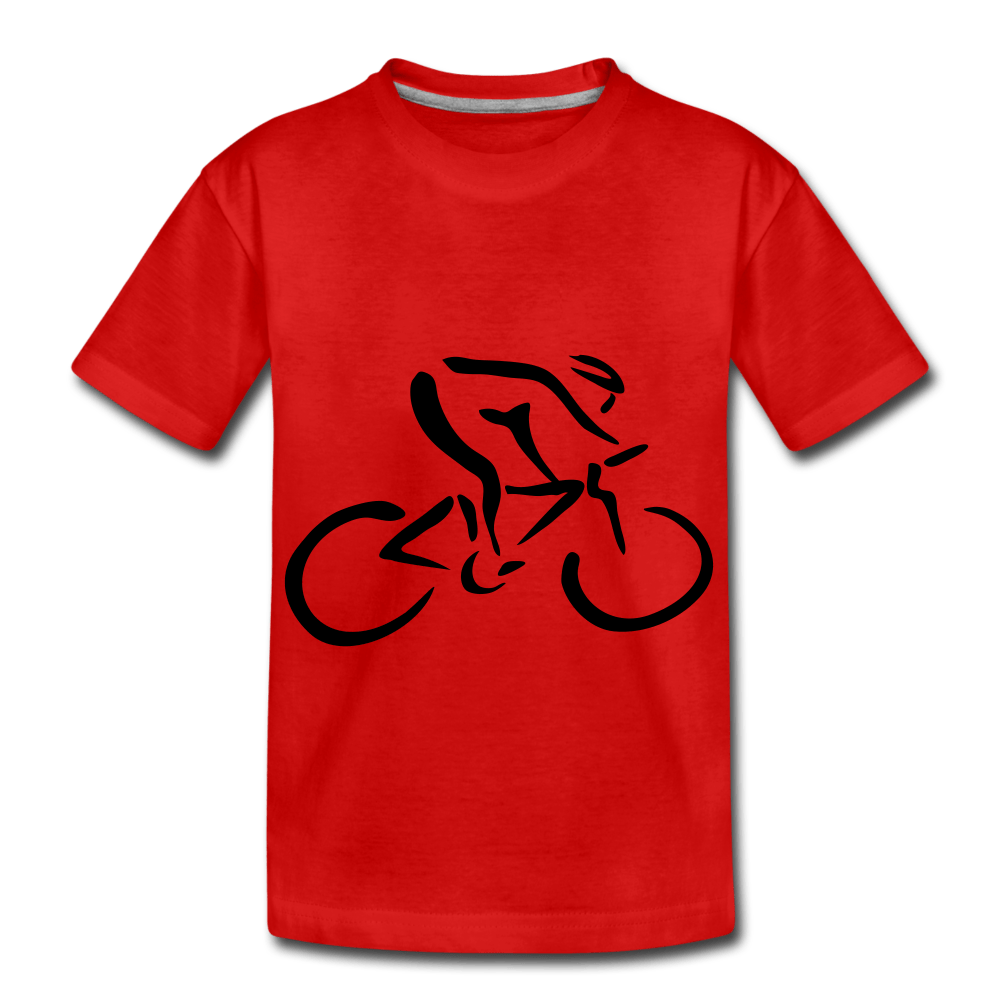 SPOD Teenager premium T-shirt rød / 146/152 (10 år) Tour - Børne T-Shirt