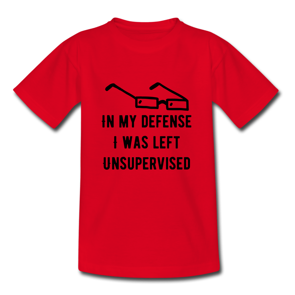 SPOD Teenager-T-shirt rød / 134/146 (9-11 år) In My Defense -  T-Shirt