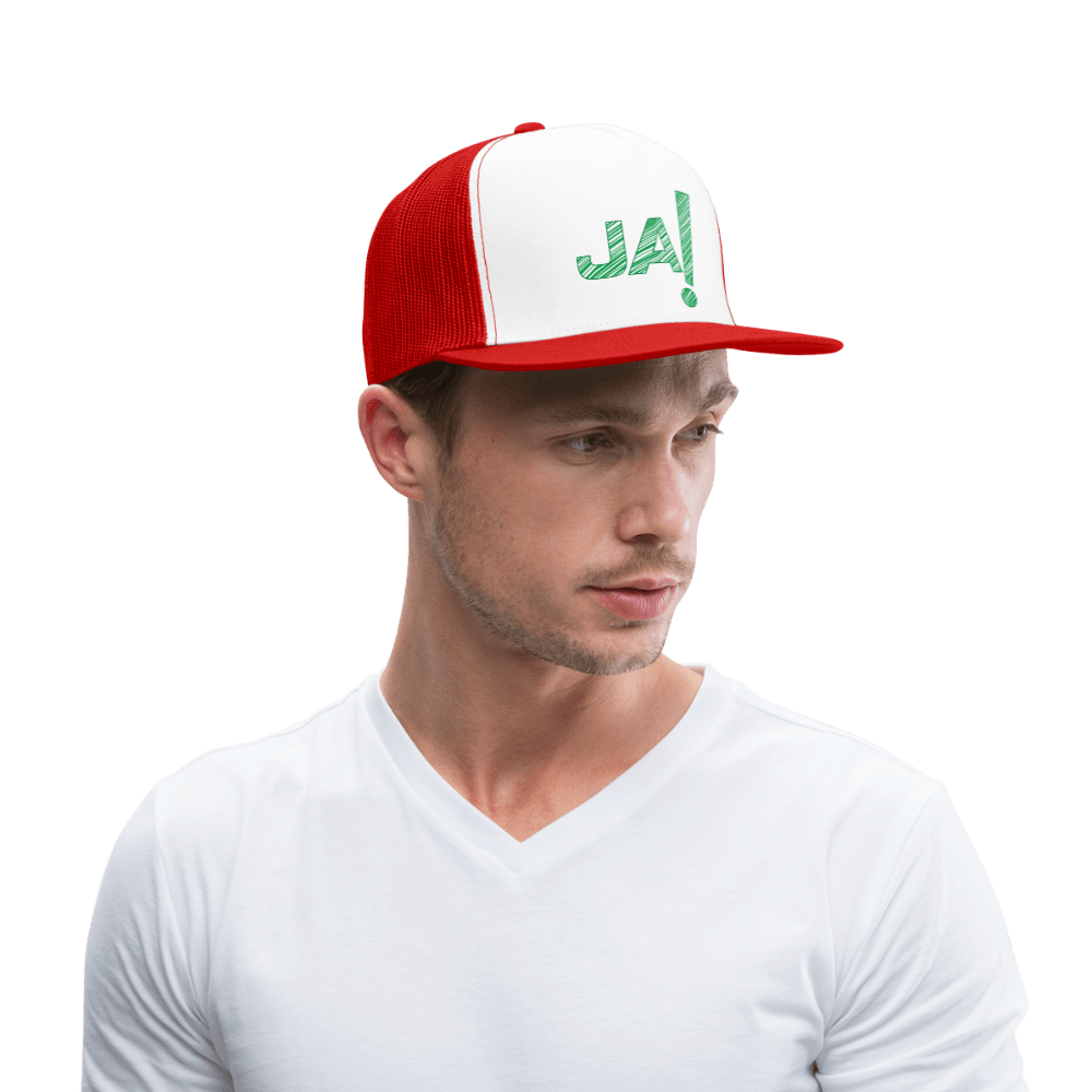 SPOD Trucker Cap | Beechfield white/red Ja hatten!