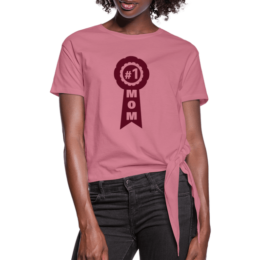 SPOD Women's Knotted T-Shirt | Spreadshirt 1404 S Nr. 1 Mom -  Knot-shirt