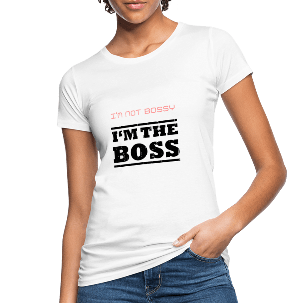 SPOD Women's Organic T-Shirt | Continental Clothing white / S I'm The Boss - Øko T-shirt