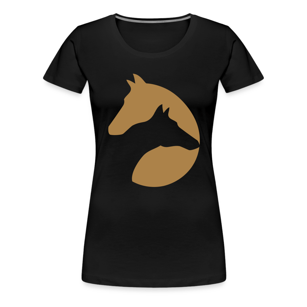 SPOD Women’s Premium T-Shirt | Spreadshirt 813 black / S Heste - Dame Premium T-shirt