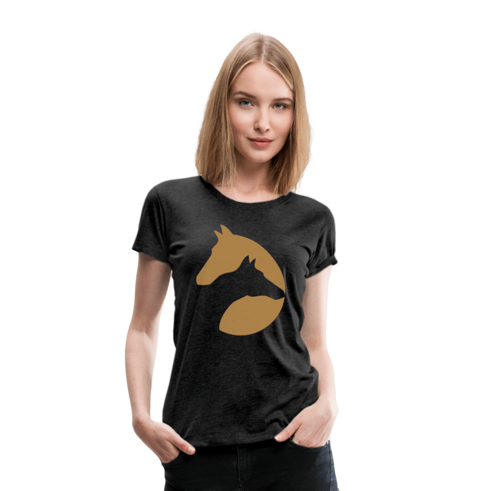 SPOD Women’s Premium T-Shirt | Spreadshirt 813 charcoal grey / S Heste - Dame Premium T-shirt