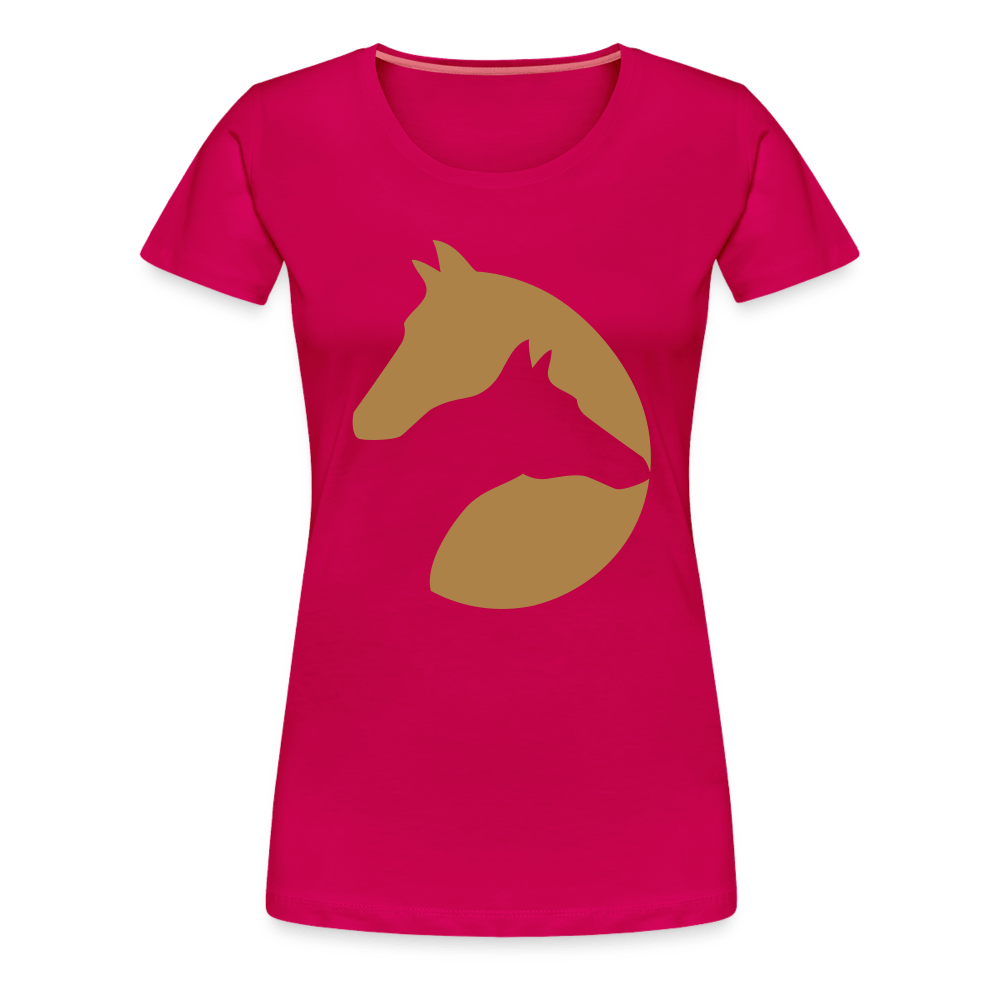 SPOD Women’s Premium T-Shirt | Spreadshirt 813 dark pink / S Heste - Dame Premium T-shirt
