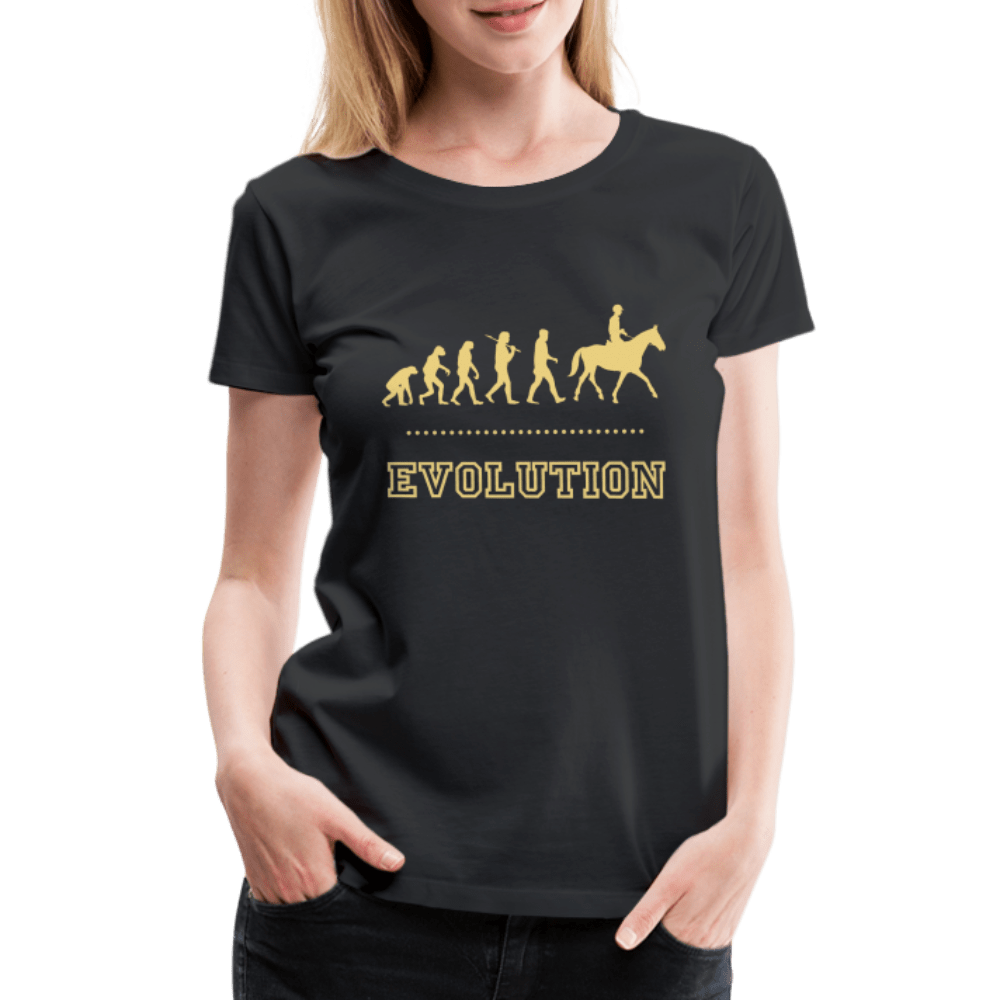 SPOD Women’s Premium T-Shirt | Spreadshirt 813 Evolution - Heste T-shirt