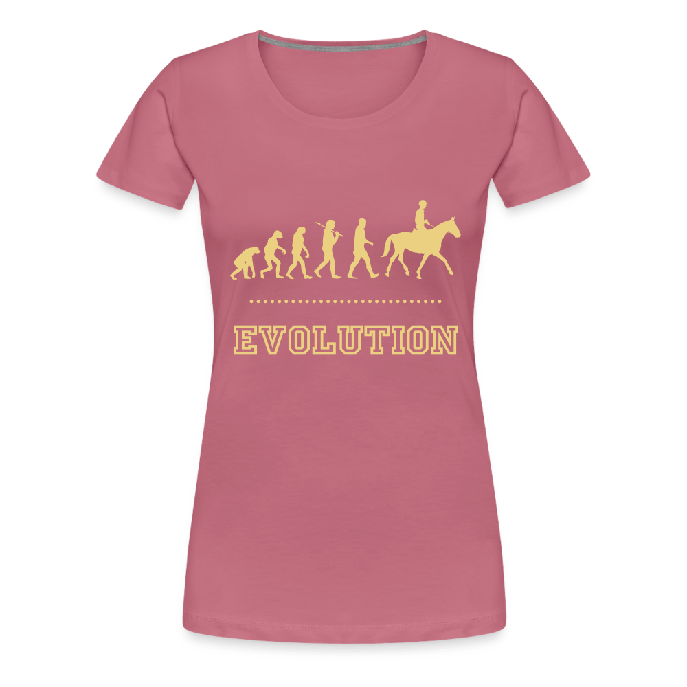 SPOD Women’s Premium T-Shirt | Spreadshirt 813 mauve / S Evolution - Heste T-shirt