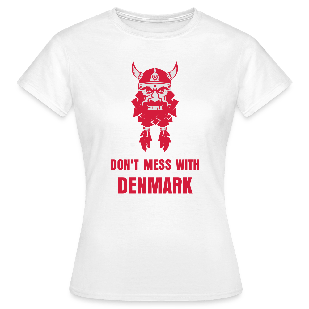 SPOD Women's T-Shirt | B&C Don't Mess with Denmark - Dame-T-shirt