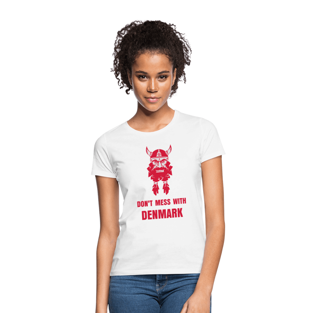 SPOD Women's T-Shirt | B&C S Don't Mess with Denmark - Dame-T-shirt