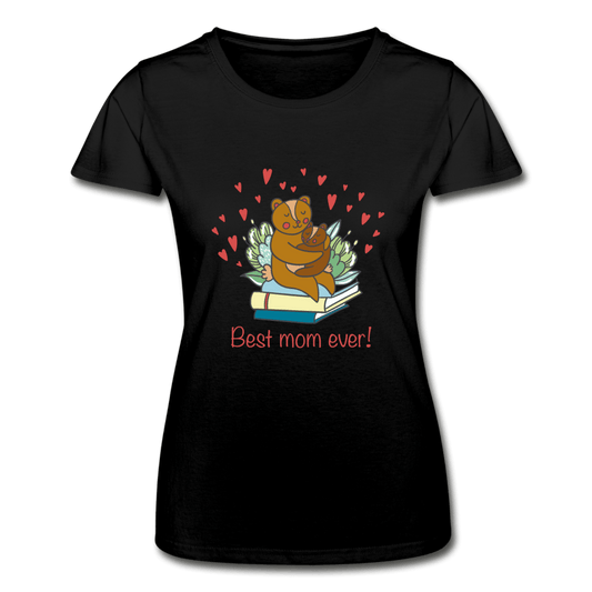 SPOD Women’s T-Shirt | Fruit of the Loom black / S Best Mom Ever -  T-shirt fra Fruit of the Loom