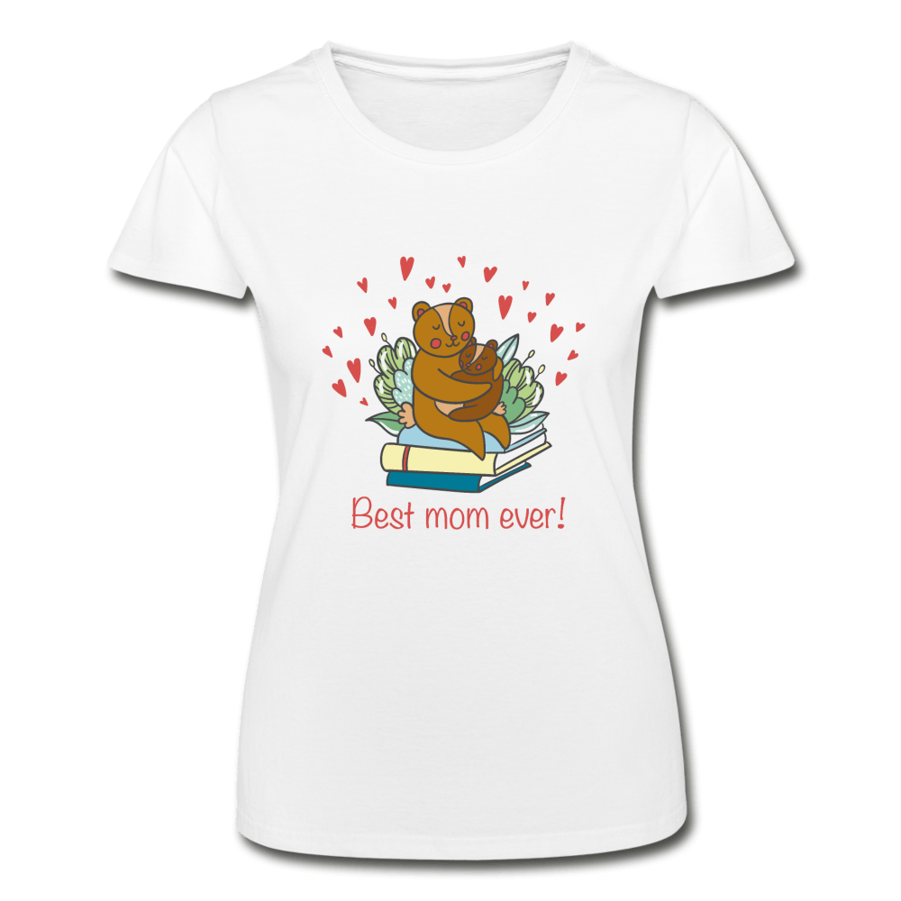 SPOD Women’s T-Shirt | Fruit of the Loom white / S Best Mom Ever -  T-shirt fra Fruit of the Loom